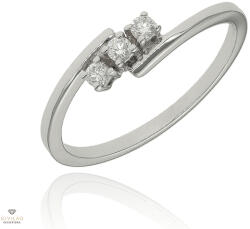 Gyűrű Bibigi fehér arany gyűrű 51-es méret - ANB4301B03