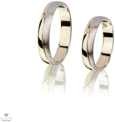 Újvilág Kollekció Fehér arany női karikagyűrű 52-es méret - M1144FS/N/52-DB