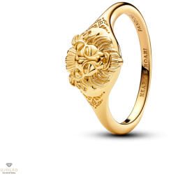 Pandora Trónok harca Lannister oroszlán 14k aranyozott gyűrű 52-es méret - 163139C00-52
