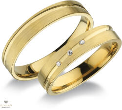 Újvilág Kollekció Arany női karikagyűrű 50-es méret - RA407S/N/50-DB