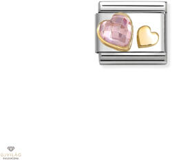NOMINATION "Dupla Szív" charm - 030613-06