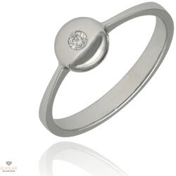 Újvilág Kollekció Fehér arany gyűrű 53-as méret - 535E