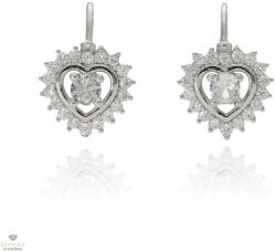 Újvilág Kollekció Ezüst szív fülbevaló - 02108-120