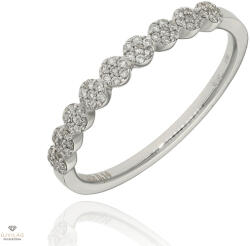 Újvilág Kollekció Fehér arany gyűrű 54-es méret - B19797_3I