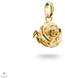 Thomas Sabo Charm Club Connect aranyozott Rózsavirág charm medál - CC1263-413-39