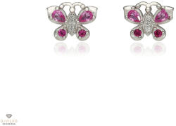 Újvilág Kollekció Ezüst pillangó fülbevaló - 02107-101