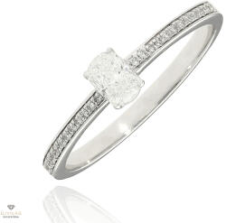 Újvilág Kollekció Fehér arany gyűrű 57-es méret - B52358
