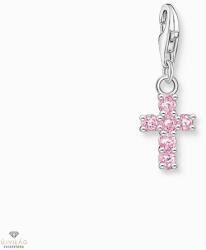 Thomas Sabo Charm Club rózsaszín kereszt charm - 2032-051-9