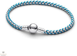 Pandora kék zsinór kígyólánc karkötő 16 cm - 593816C01-16