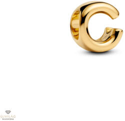 Pandora 14K aranyozott "C" betű charm - 763949C00
