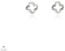 Újvilág Kollekció Fehér arany lóhere fülbevaló - 02F107-12-TC_KT