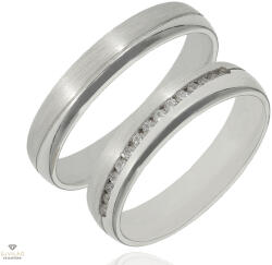 Újvilág Kollekció Fehér arany férfi karikagyűrű 72-es méret - U40154/72-DB