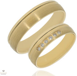 Újvilág Kollekció Arany női karikagyűrű 52-es méret - K565/N/52-DB
