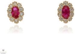 Újvilág Kollekció Arany fülbevaló - ZS-XCE-756-RED_KT