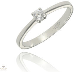 Újvilág Kollekció Fehér arany gyűrű 55-ös méret - P1861F-55