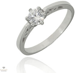 Újvilág Kollekció Fehér arany gyűrű 55-ös méret - P1998F-55