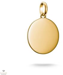 Thomas Sabo Charm Club Connect aranyozott gravírozható nagy charm medál - CC1273-413-39