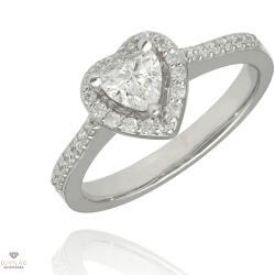 Újvilág Kollekció Fehér arany gyűrű 52-es méret - B48293_3I