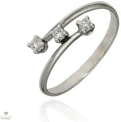 Gyűrű Bibigi fehér arany gyűrű 51-es méret - ANS4280B03