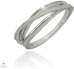 Újvilág Kollekció Fehér arany gyűrű 52-es méret - B42631