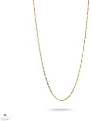 Thomas Sabo Sterling Silver Thomas Sabo aranyozott Figaro nyaklánc 45 cm - KE2329-413-39-L45