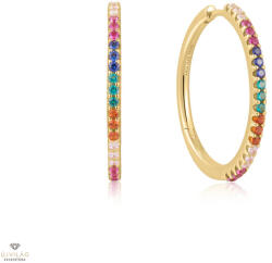 Ania Haie aranyozott ezüst fülbevaló - E052-01G