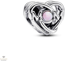 Pandora áttört szív és anya charm - 793233C01