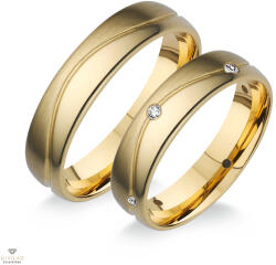 Újvilág Kollekció Arany női karikagyűrű 54-es méret - HG508S/N/54-DB