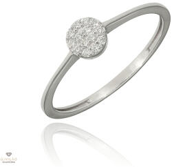 Újvilág Kollekció Fehér arany gyűrű 53-as méret - B51563