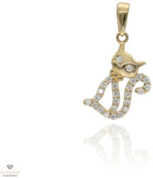 Újvilág Kollekció Arany Cica medál - ÖZ-P-1503-CZ_KT