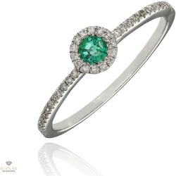 Gyűrű Bibigi fehér arany gyűrű 54-es méret - AND0015BS-54