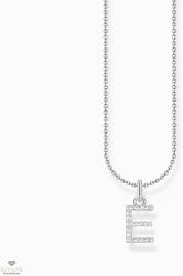 Thomas Sabo Sterling Silver Thomas Sabo "E" betű medál nyaklánc - KE2244-051-14-L45