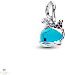 Pandora türkizszínű bálna függő charm - 793822C01