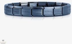 NOMINATION kék színű alap charm karkötő 13 darabos 11, 5 cm - 030001-SI-016