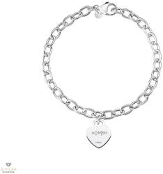 Amen ezüst szív karkötő - BRTICAB3