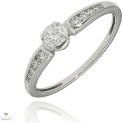 Újvilág Kollekció Fehér arany gyűrű 54-es méret - B49183