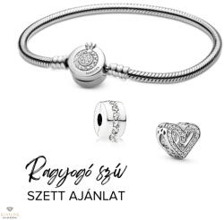 Pandora Ragyogó szív szett - Pandora szett 202513