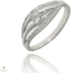 Újvilág Kollekció Fehér arany gyűrű 54-es méret - P1908F-54