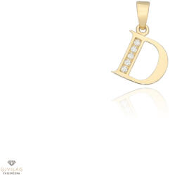 Újvilág Kollekció Arany nagy "D" betű medál - FMO30SNAGYD