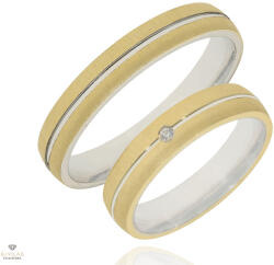 Újvilág Kollekció Ezüst női karikagyűrű 52-es méret - T438/N/52-DB