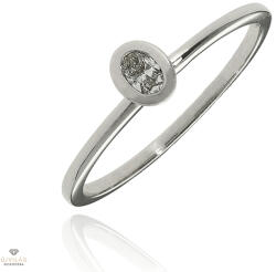 Újvilág Kollekció Fehér arany gyűrű 52-es méret - B52394_3I