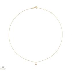 Jackie Gold sugárzó fehér Topáz nyaklánc 42 cm - JKN25.511