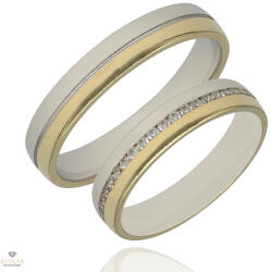 Újvilág Kollekció Fehér arany férfi karikagyűrű 64-es méret - A626/64-DB