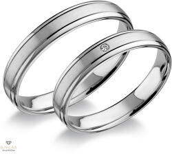 Újvilág Kollekció Fehér arany férfi karikagyűrű 71-es méret - RA418F/71-DB