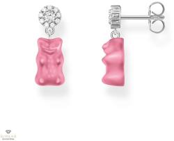 THOMAS SABO x HARIBO rózsaszín gumimaci kristályüveg fülbevaló - H2330-052-9