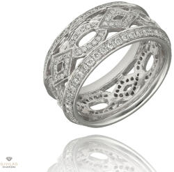 Újvilág Kollekció Fehér arany gyűrű 53-as méret - B2829_3I