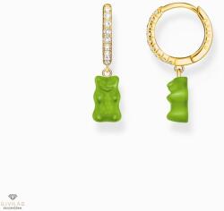 THOMAS SABO x HARIBO fél pár zöld gumimaci kristályüveg karika fülbevaló - CR726-414-6