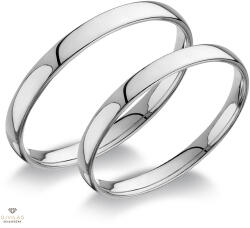 Újvilág Kollekció Fehér arany női karikagyűrű 54-es méret - C25F/N/54-D