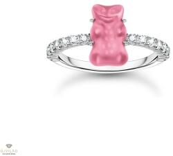 THOMAS SABO x HARIBO rózsaszín gumimaci kristályüveg gyűrű 52-es méret - TR2459-052-9-52