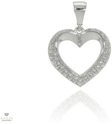 Újvilág Kollekció Fehér arany szív medál - UZ-PP1352-02_KT